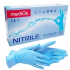 Перчатки нитриловые XL синие Mediok неопудренные 100 шт - изображение 1