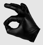 Перчатки нитровиниловые S черные Nitritek неопудренные 100 шт - изображение 5