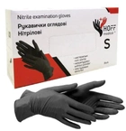 Перчатки нитриловые S черные HOFF Medical неопудренные 100 шт - изображение 2