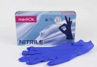 Рукавички нітрилові M фіолетові Mediok неопудрені 100 шт - зображення 4