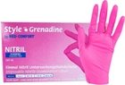 Перчатки нитриловые L розовые Ampri STYLE GRENADINE неопудренные 100 шт - изображение 1