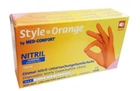 Перчатки нитриловые S оранжевые Ampri STYLE ORANGE неопудренные 100 шт - изображение 4