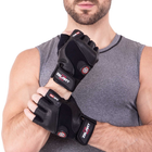 Тактичні рукавички шкіряні без пальців SB-161552 M - зображення 6