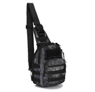 Сумка рюкзак тактическая городская повседневная ForTactic Черный питон - изображение 1