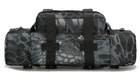 Тактическая универсальная поясная, наплечная сумочка TacticBag Черный питон - изображение 3