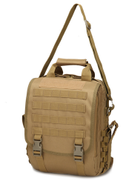 Сумка-рюкзак тактична,міська,ділова ForTactic Кайот - зображення 4