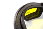 Тактичні окуляри-маска з діоптричною вставкою у комплекті Global Vision Ballistech-2.75 amber жовтий - зображення 3