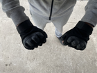Тактические беспалые перчатки черные - зображення 2