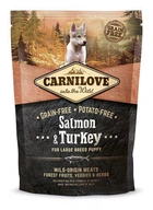 Сухой корм для щенков крупных пород Carnilove Salmon & Turkey Large Breed Puppy