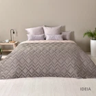Покрывало IDEIA - Стиль Izzi двустороннее серый/бежевый 240*260