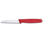 Кухонний ніж Victorinox Standart 8 см, с волнистым лезвием, красный (5.0431)