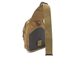 Сумка-слинг тактическая однолямочная с карманом для оружия, цвет песочный (30*26*12см) - изображение 3