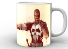 Кружка Каратель Punisher Каратель и Человек-Паук керамика, белого цвета 330мл.
