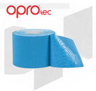 Кинезиологический тейп OPROtec Kinesiology Tape TEC57542 синий 5см*5м - изображение 2