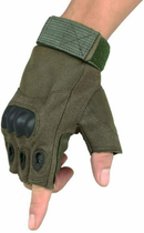 Перчатки мужские Microseven тактические военные штурмовые Л хаки - изображение 2