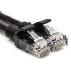 Патч-корд PowerPlant Cat5E UTP 0.5м, чорний