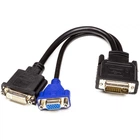 Переходник PowerPlant DVI-I(M) – DVI-D(F) + VGA(F), 0.3 м 3967831