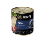 Влажный корм Savory для котов с рыбой 400 г