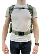 Рюкзак тактический штурмовой зсу 50 л, рюкзак военный камуфляж олива, походный тактический рюкзак ВСУ - изображение 7