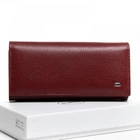 Женский кожаный кошелек Classik DR. BOND W1-V wine-red