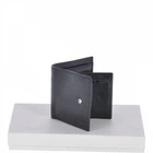 Мужской кожаный кошелек Ashwood 1258 VT Black