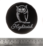 Нашивка Nightwish (Сова) Neformal 10 см кругла (N0504)