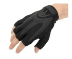Тактические перчатки без пальцев, штурмовые, размер М, цвет черный - изображение 2