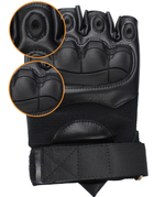 Перчатки тактические без пальцев (705156378-1) Черный M - изображение 8