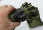 Рукавички тактичні без пальців олива (705156378) Зелений XL - зображення 4