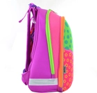 Рюкзак шкільний каркасний 1 Вересня H-12 Bright Colors 38x29x15 см (554581) - зображення 4