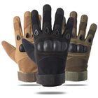 Перчатки тактические Combat с закрытыми пальцами, с кастеткой, черные, размер XL - изображение 3
