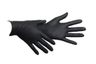Рукавички нітрилові чорні Safe-Touch Advanced Black без пудри M 100шт - зображення 2