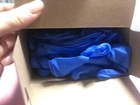 Перчатки нитриловые текстурированные без пудры нестерильные Medicom SafeTouch Slim Blue размер L 1 пара - изображение 5