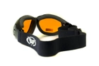 Очки защитные с уплотнителем Global Vision Eliminator (orange), оранжевые - изображение 2