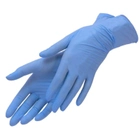 Перчатки нитриловые M синие Medicare неопудренные 100 шт - изображение 2
