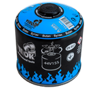 Баллон газовый 1-разовый с резьбой (7/16) 500g/870ml. для плит/кемпинга (EN417) BUTAN VIROK (44V155)