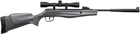 Пневматическая винтовка Synthetic Stock Grey Combo с Оптическим прицелом - зображення 3