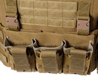 Плитоноска-тактический военный жилет SOETAC Coyote с подсумками под три рожка , системой MOLLE и разгрузками Хаки VTHP0361 - изображение 5
