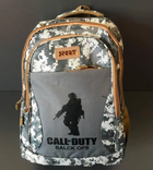 Рюкзак тактический водоотталкивающий Call of Duty пиксель пустиня, армейский, военный, туристический, походный, баул Shopaу 40л Серый - изображение 5