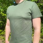 Армейская футболка Хаки Олива Хлопок 100% 2XL - изображение 6