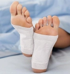 Пластырь для ног детокс Kiyome Kinoki для вывода токсинов и очищения организма 10 шт/упаковка Белый KA 1019 - изображение 3