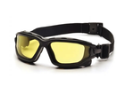 Баллистические защитные очки с уплотнителем Pyramex i-Force XL (Anti-Fog) (amber) желтые - изображение 1