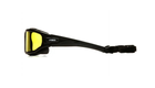 Баллистические защитные очки с уплотнителем Pyramex i-Force XL (Anti-Fog) (amber) желтые - изображение 4