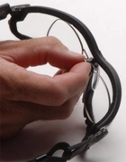 Балістичні окуляри з ущільнювачем та діоптричною вставкою Pyramex V2G прозорі - зображення 4