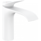 Cмеситель для умывальника однорычажный HANSGROHE VIVENIS белый латунь с донным клапаном 75020700
