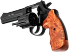Револьвер под патрон Флобера Stalker S 4.5 "Wood" (силуминовый барабан) - изображение 3