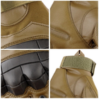 Тактические перчатки беспалые (велоперчатки, мотоперчатки) Maco Gear P10 - изображение 3