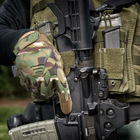 Тактические армейские перчатки с пальцами светлый камуфляж JIUSUYI B35 - изображение 5
