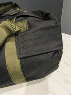 Тактическая сумка-рюкзак Colo 90 л Черный с хаки - изображение 3