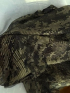 Шарф-сетка маскировочная для военных снайперов 150*135 см полиэстер камуфляж баф - изображение 3